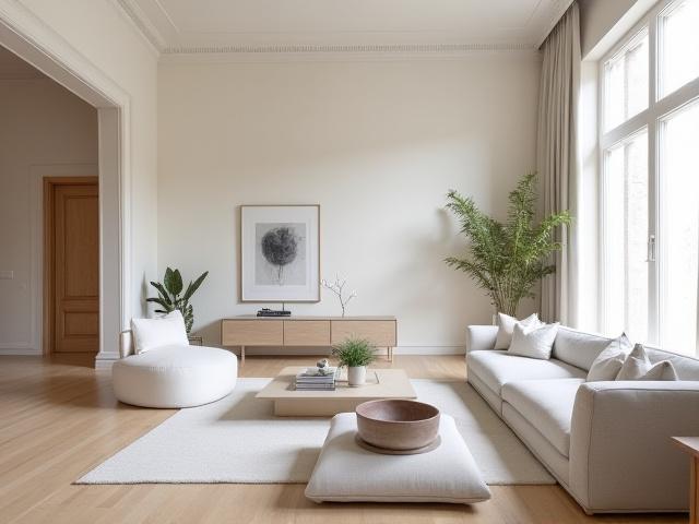 Stilvoll sanierte Altbauwohnung mit hohen Decken und modernem Interieur